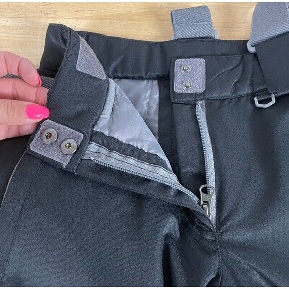 Firefly Aquabase Elite Winter Snow Black Insulated Pants with Suspenders SMALL - Picture 7 of 13